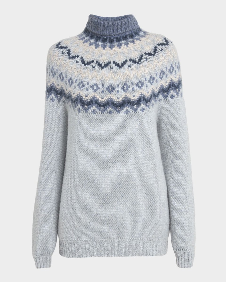 Alpe Pile Turtleneck Cashmere GG 3 Sweat